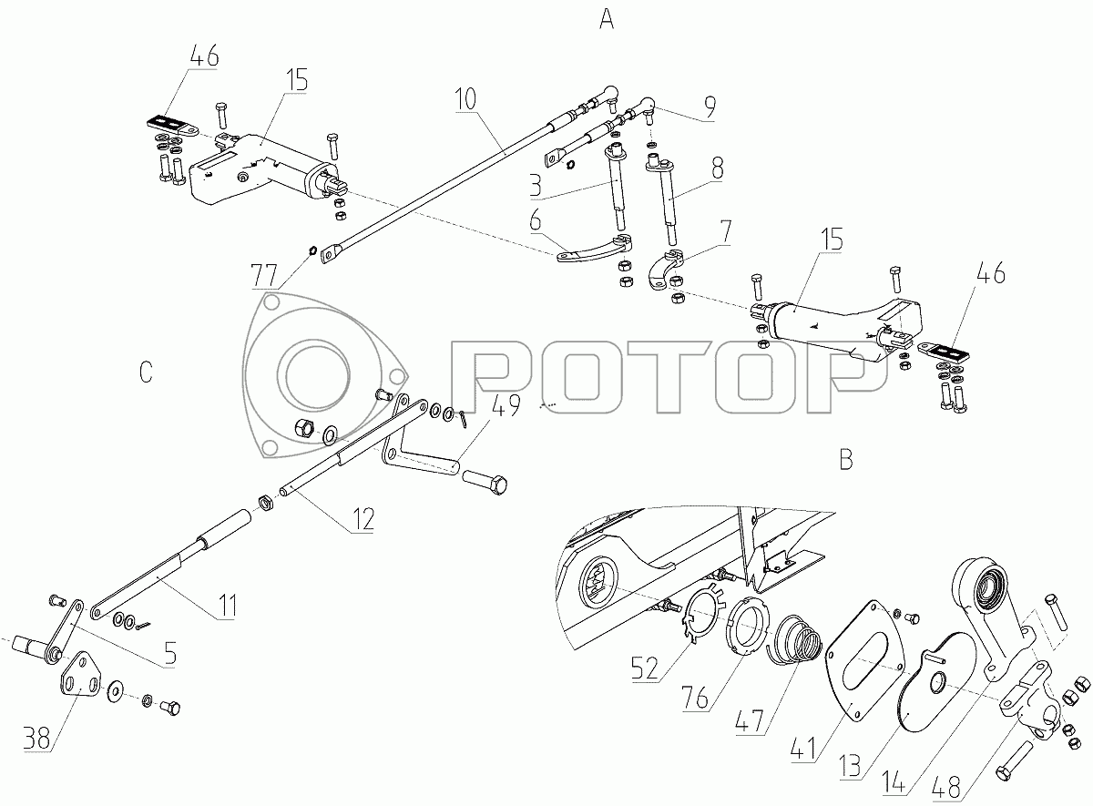 Запчасти к технике РСМ-152 