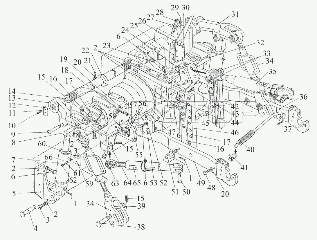 Схема мтз 1523