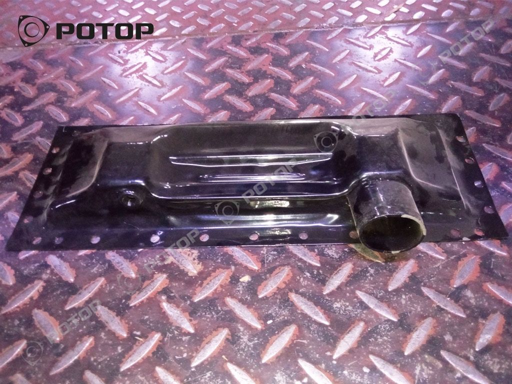 Бак радиатора нижний 170х485 мм 1225.1301075 патрубок d=50 мм 5-ти рядный сталь МТЗ-1221 (А)
