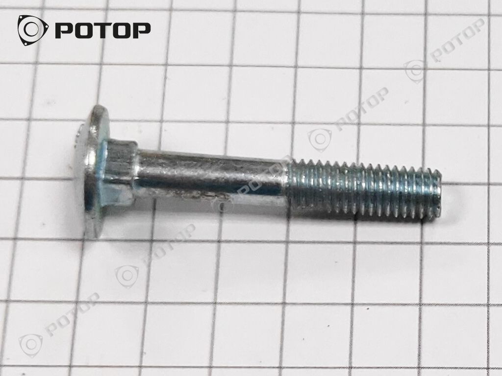 Болт полукругл гол, квадрат М 8х 50 (1,25) (кп  5,8) оцинк 211100-п29 ГОСТ7802 DIN603