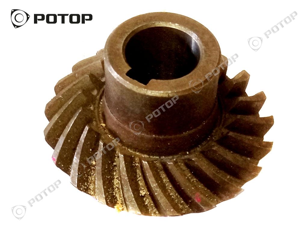 Шестерня z=21, d=25 мм, большая, коническая, косой зуб 1,35/1,65 косилка 