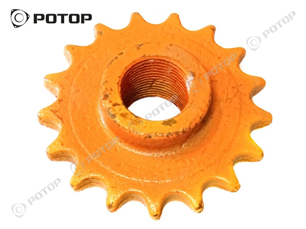 яКДФ-4 звездочка 04.611 ведомая (на полунавесную косилку) (z=17, t=19,05) вн резьба правая М33х2,0