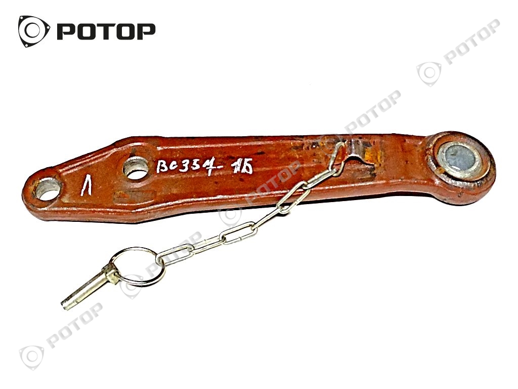Тяга навески (удлинитель) левая 80-4605040-01 (С50-4605045) короткая 