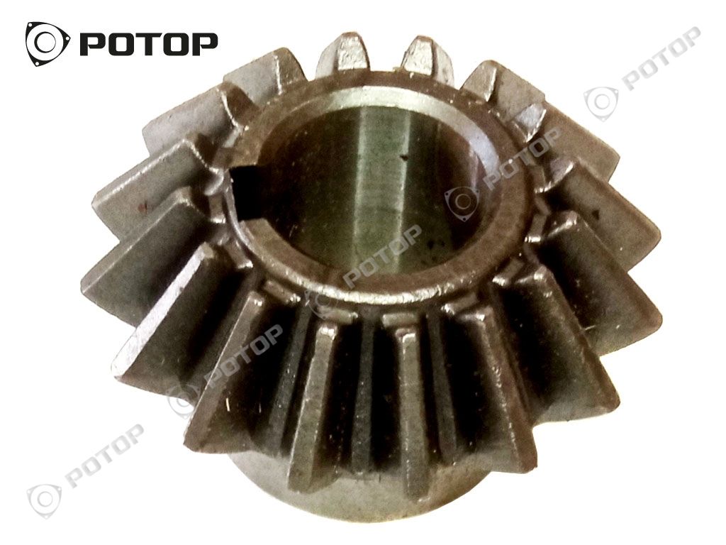 Шестерня z=16, d=25 мм, малая, коническая, прямой зуб 1,35/1,65 косилка 