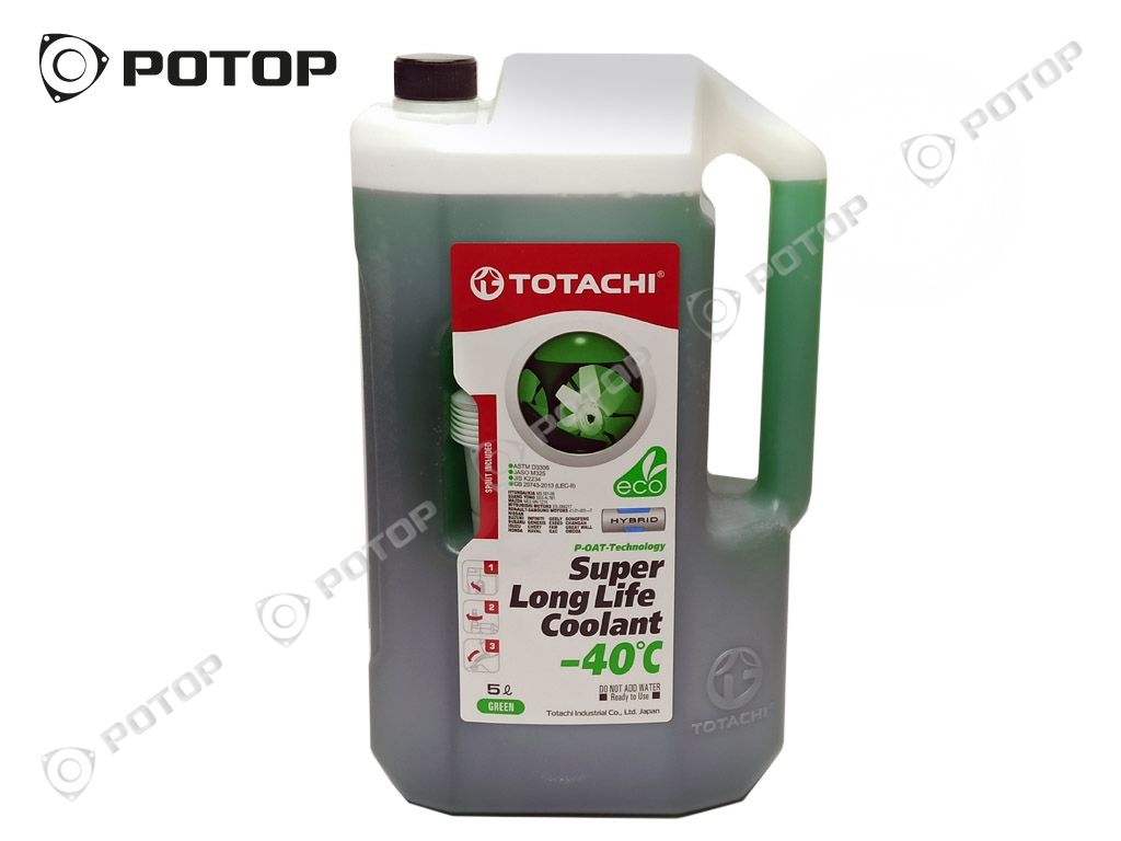 Антифриз G11 TOTACHI SUPER LONG LIFE COOLANT GREEN (-40C) 5 л ЗЕЛЕНЫЙ