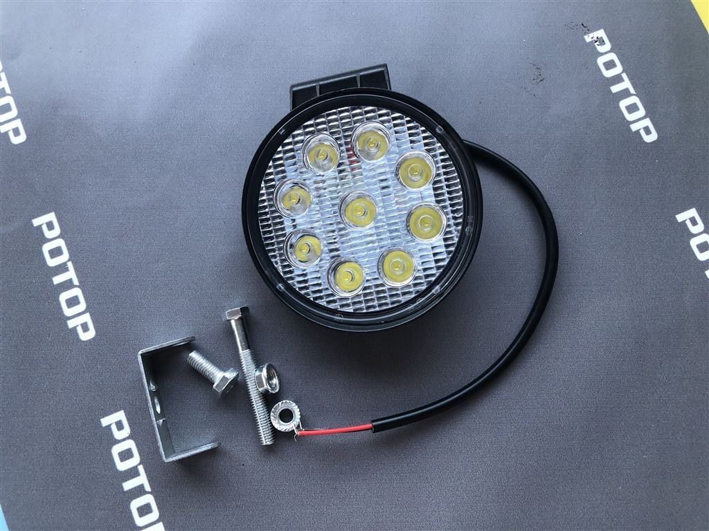 Ходовые огни светодиодные OFF-ROAD 115*30*125 27W 12-24V 9 диодов рассеив. KS-WR009F (SLIM)