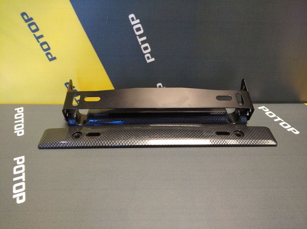 Рамка под номер держатель с наклоном КАРБОН 30 см TM301/ACS-VNEL-DRN02-ТМ301
