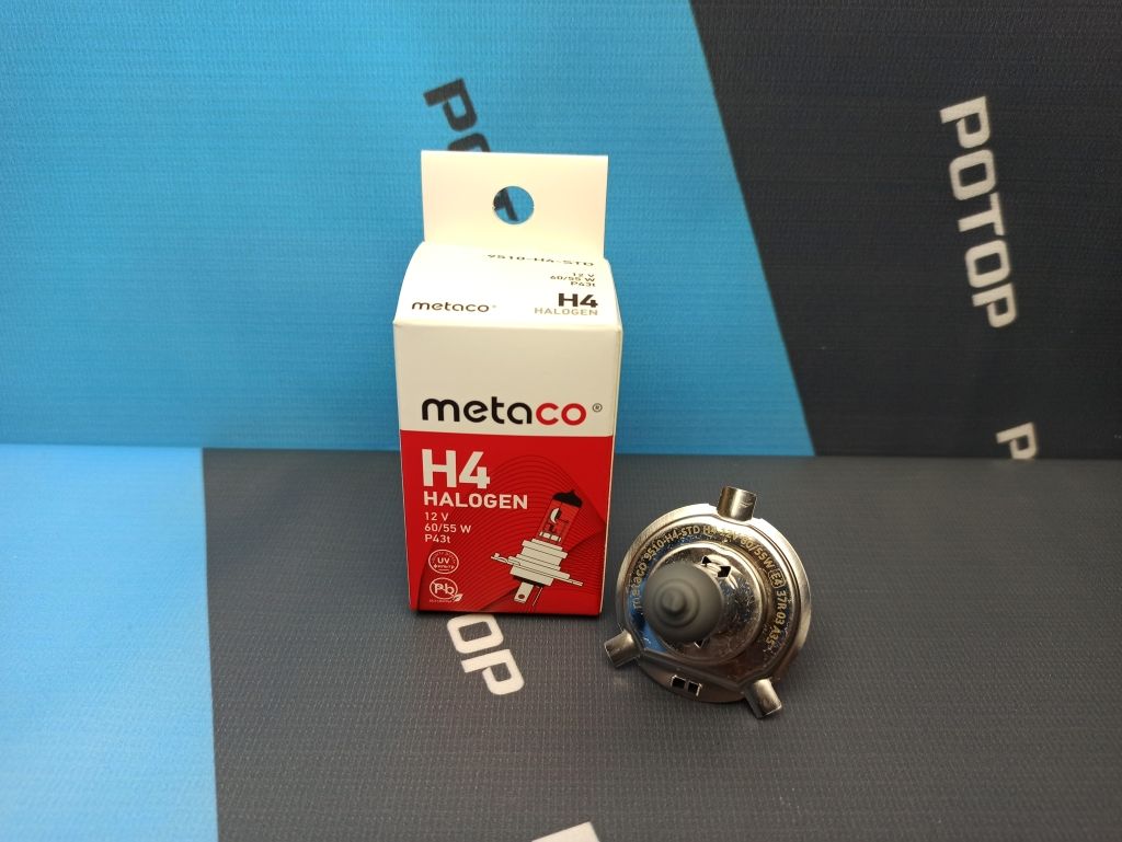 Лампа автомобильная H4 60/55w 12v  METACO