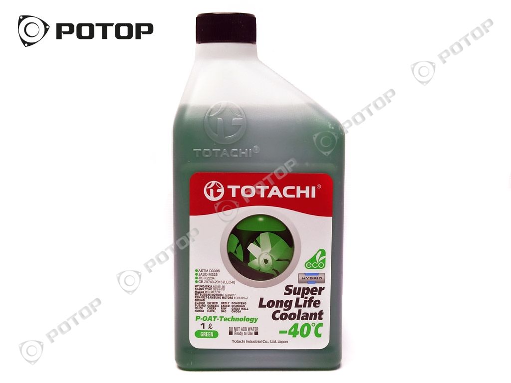 Антифриз G11 TOTACHI SUPER LONG LIFE COOLANT GREEN (-40C) 1 л ЗЕЛЕНЫЙ