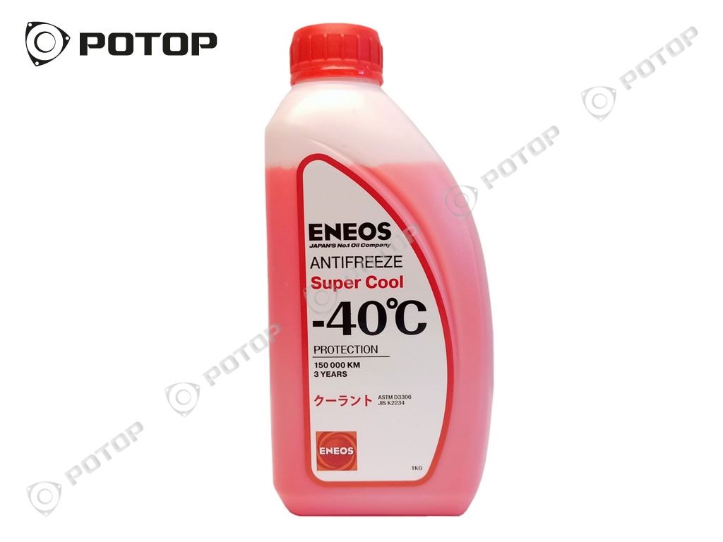 Антифриз  1 кг розовый G12+ ENEOS Antifreeze Super Cool -40°C РОЗОВЫЙ 1 л (RED)