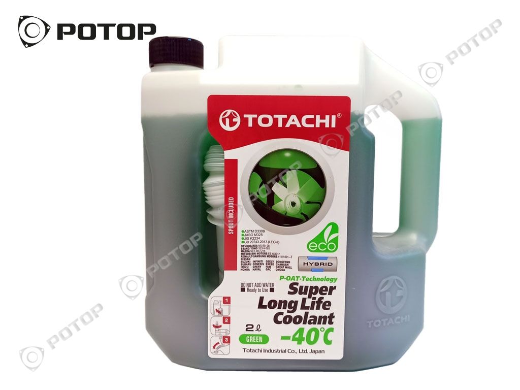 Антифриз TOTACHI SUPER LONG LIFE COOLANT GREEN 2 л ЗЕЛЕНЫЙ -40